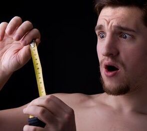 измерване на размера на пениса